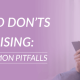 The title of the article, “Dos and Don’ts of Text Fundraising: Avoid Common Pitfalls.”